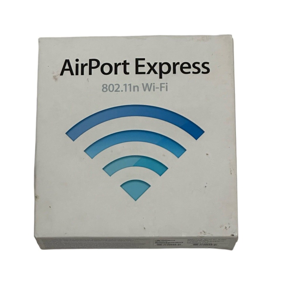 Apple Airport Express Generation 802.11n WiFi Router With Box